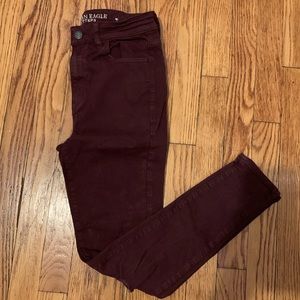 American Eagle maroon pants